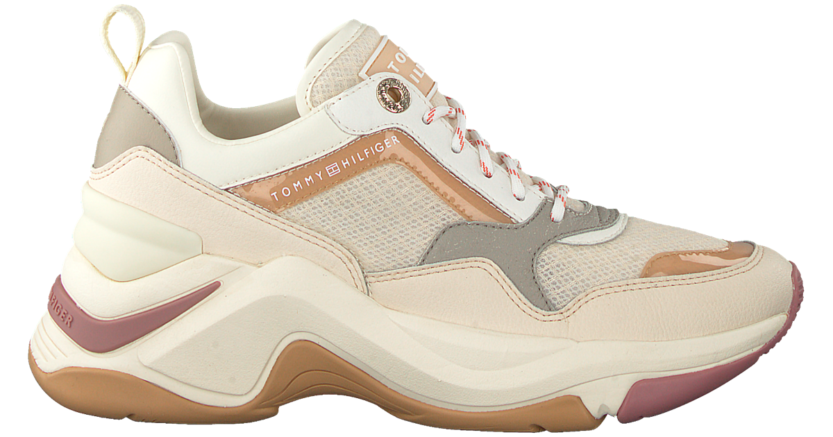 Beige TOMMY HILFIGER Lage sneakers INTERNAL WEDGE SPORTY | Omoda