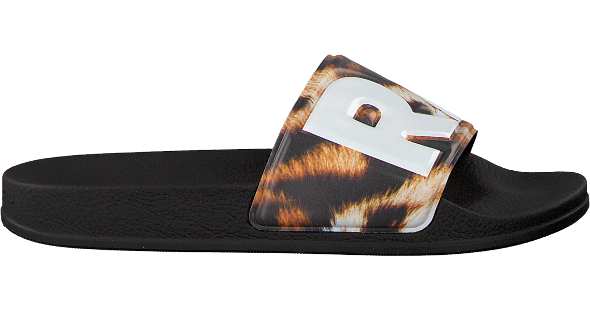 Bruine G STAR RAW Slippers CART SLIDE II DAMES | Omoda Bruine G STAR RAW Slippers CART SLIDE II DAMES | Omoda