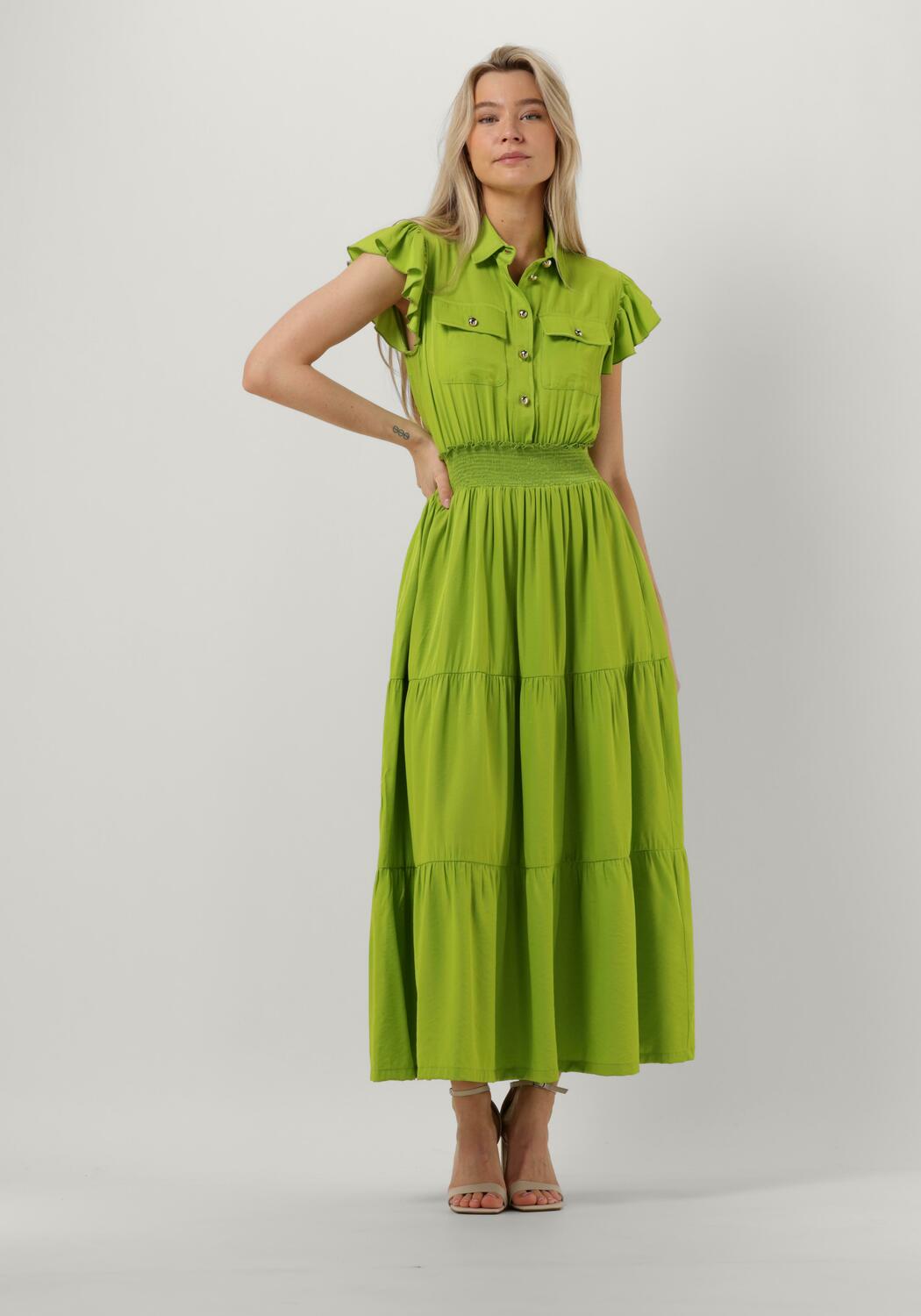 Groene LIU JO Maxi jurk ABITO FLUID | Omoda