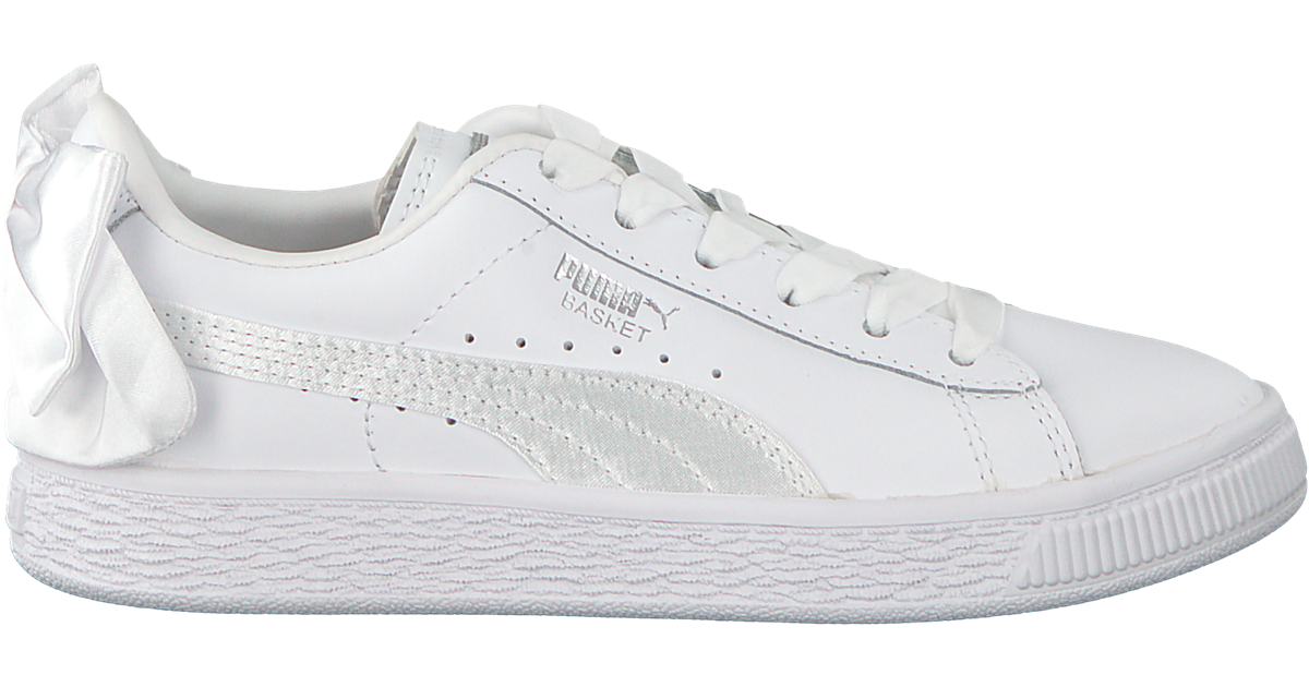 puma bow shoes white