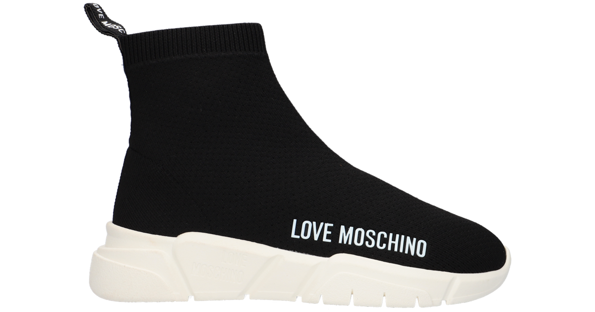 Zwarte LOVE MOSCHINO Hoge sneaker JA15343G0D | Omoda